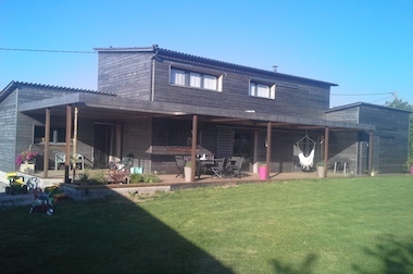 Construction de maison en bois